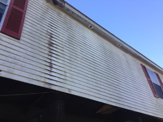 Allbrite Powerwashing House Before Cleaning